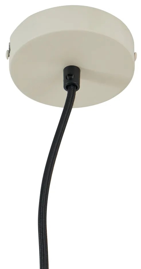 Индустриална висяща лампа бежова с 4 светлини - Cage Rack