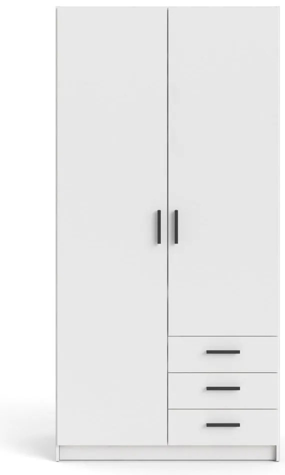 Бял гардероб 99x200 cm Sprint – Tvilum