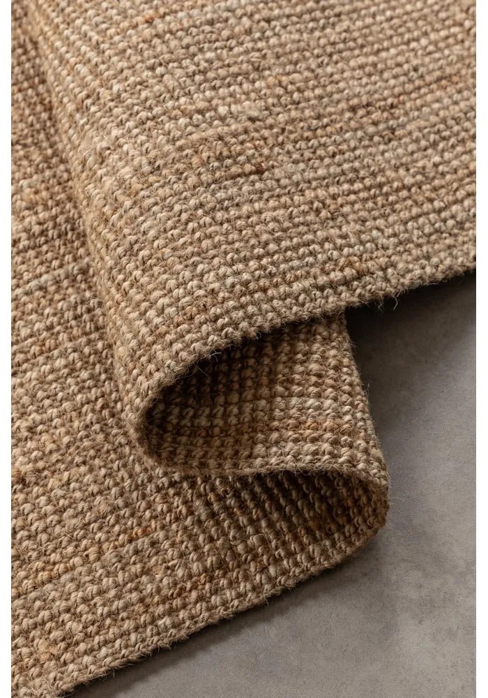 Килим от юта в естествен цвят 120x170 cm Bouclé - Hanse Home