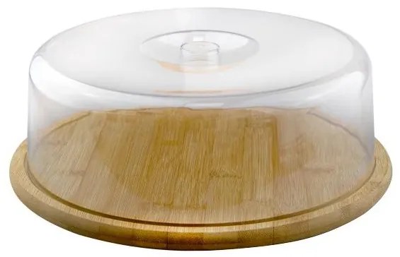 Horecano - Бамбукова дъска за сервиране с капак ф28xh10,3см (CA105L)