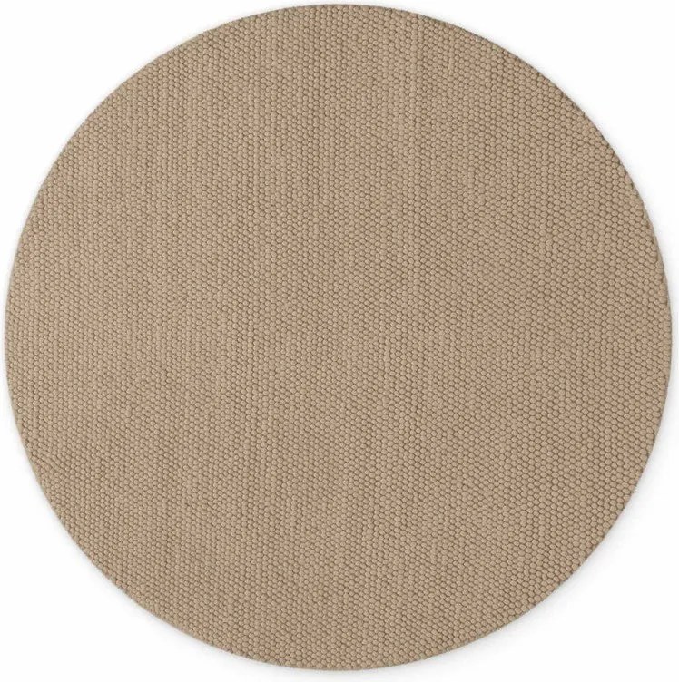 Ръчно изработен вълнен кръгъл килим в естествен цвят ø 200 cm Richmond Diana – Ted Baker