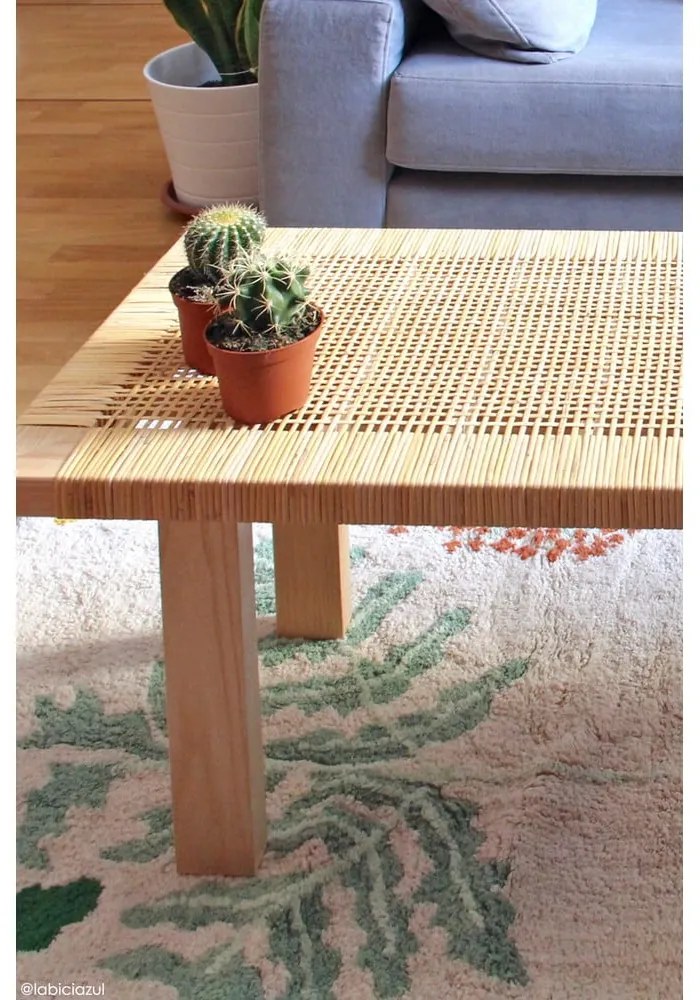 Памучен ръчно изработен детски килим подходящ за пране 140x200 cm Botanic Plants – Lorena Canals