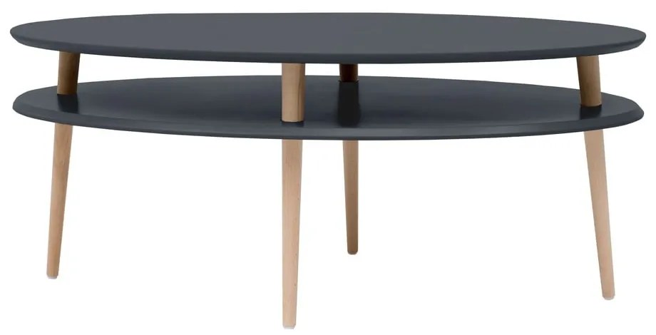 Графитно сива масичка за кафе OVO Ovo - Ragaba