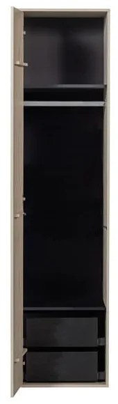 Кремав модулен шкаф от борова дървесина 50x200 cm Daily - vtwonen