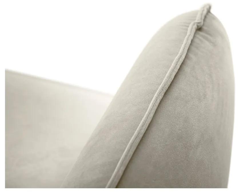 Бежов кадифен диван , 200 см Vienna - Cosmopolitan Design