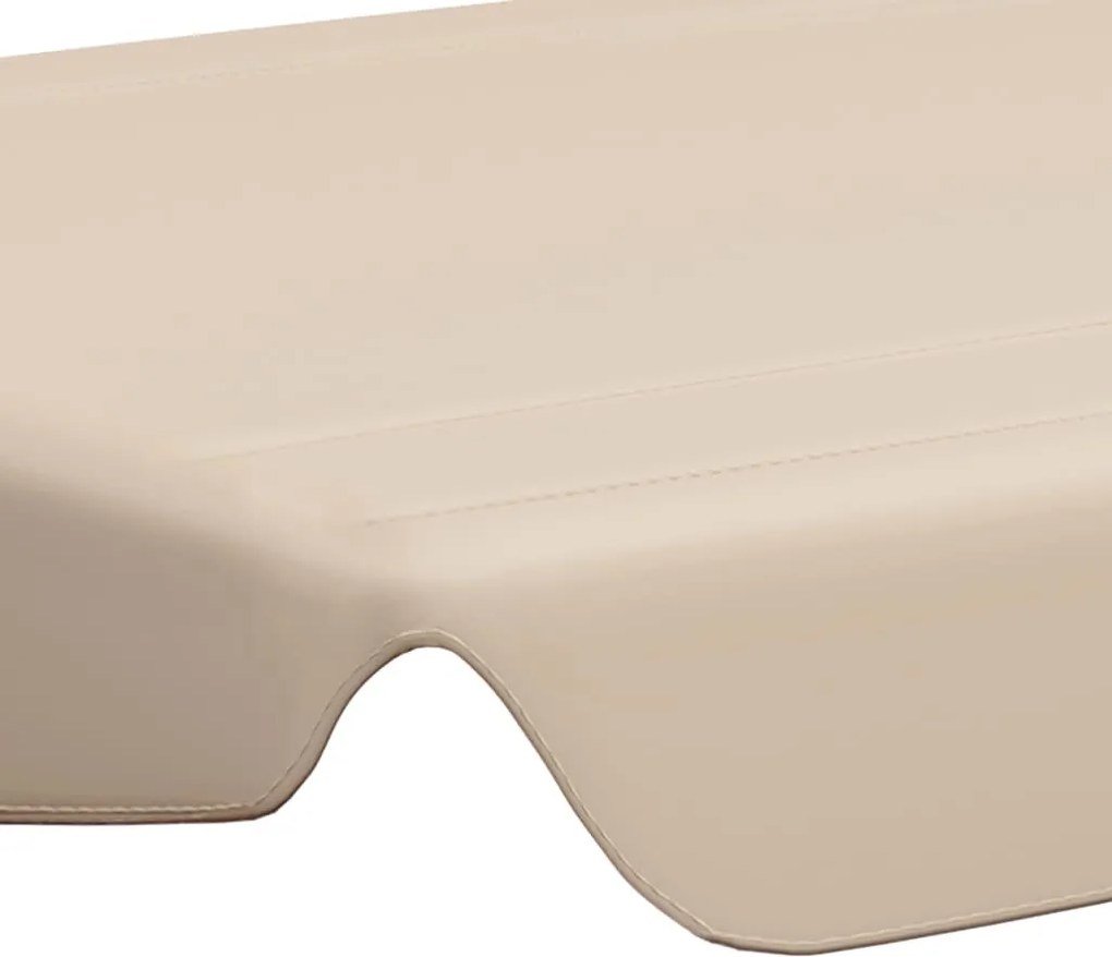 Резервен покрив за градинска люлка, бежов, 150/130x70/105 cм