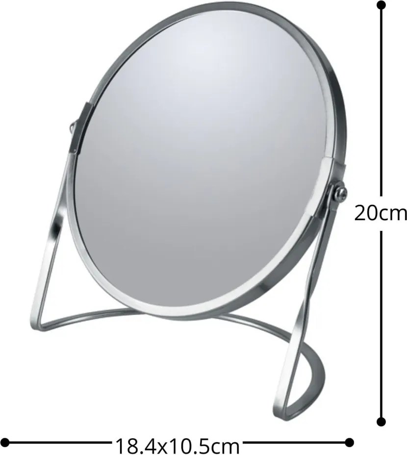 Козметично увеличително огледало (увеличение 5x) ø 18 cm Akira – Spirella