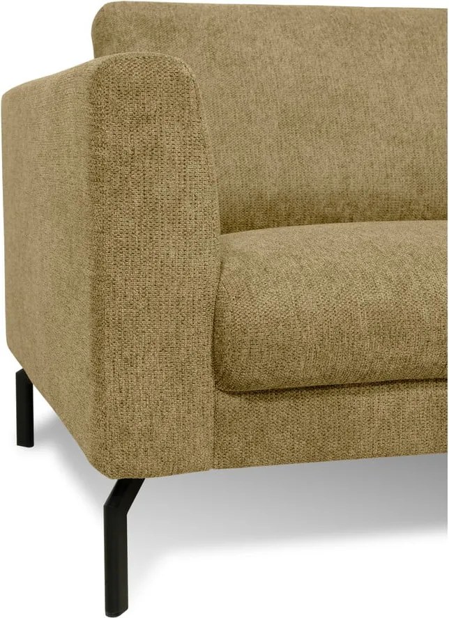 Ъглов диван в цвят горчица (десен ъгъл) Gomero – Scandic