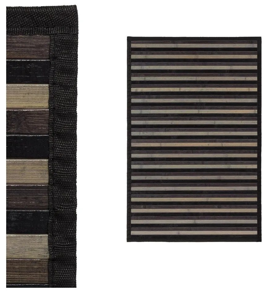 Сив бамбуков килим 60x90 cm – Casa Selección