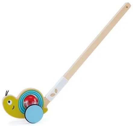 Hape - Дълга пръчка за бутане Охлюв