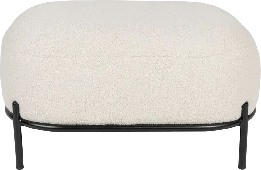 Кремава табуретка Hocker Polly – White Label