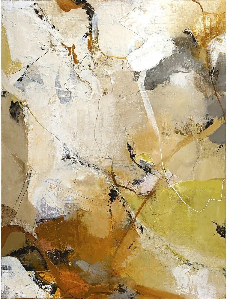 Печатна/с ръчно рисувани елементи върху платно картина 90x118 cm Everlast – Malerifabrikken