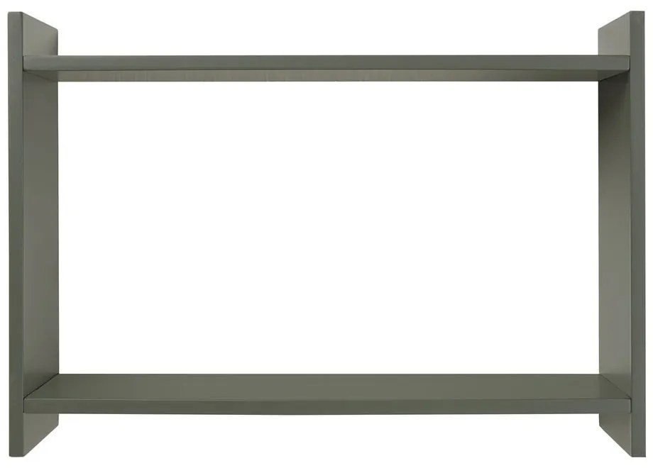 Сиво-зелен на няколко нива стенен рафт 50 cm Bamberg – House Nordic