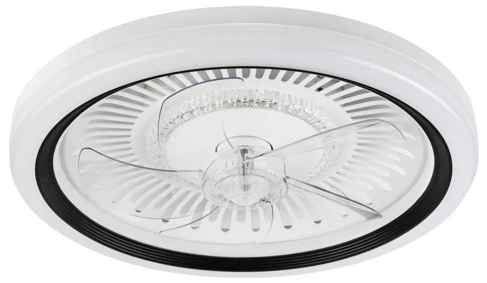 LED Плафониера с вентилатор GEMMA LED/37W/230V бял + д.у.