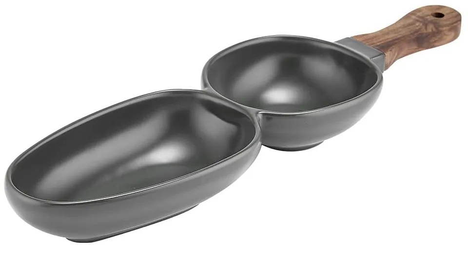 Антрацит порцеланов комплект за сервиране Essentials – Ladelle