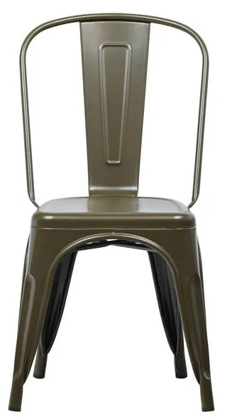 Зелени метални трапезни столове в комплект от 2 Afternoon - vtwonen