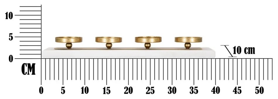 Свещник в златно и бяло - Mauro Ferretti