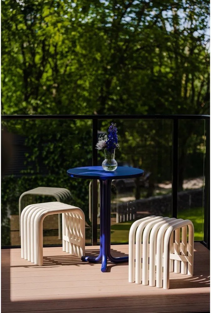 Бежов градински стол метален Nokk – noo.ma