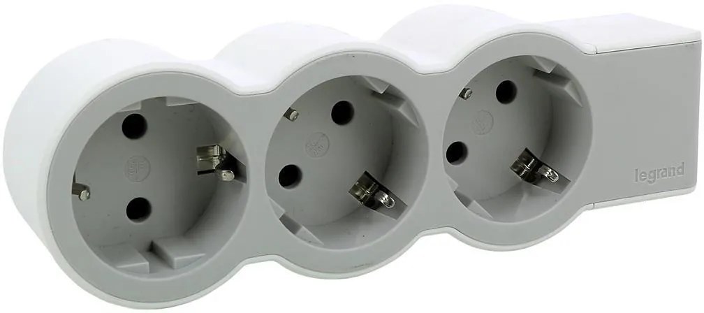 Legrand Разклонител БЯЛ 3x2P+E без кабел Standard NEW  - 694573