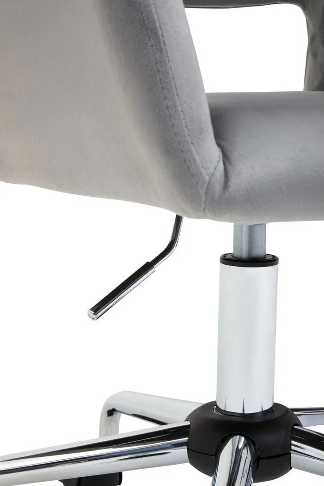 Сив тапициран офис стол Brent – Premier Housewares