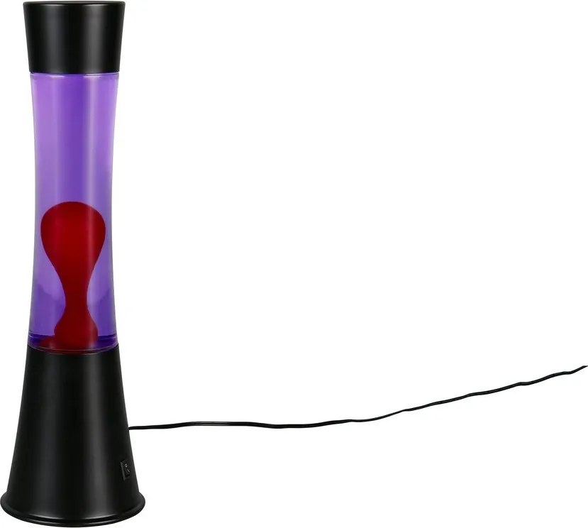 Черна LED лава лампа (височина 39,5 cm) Etna – Reality