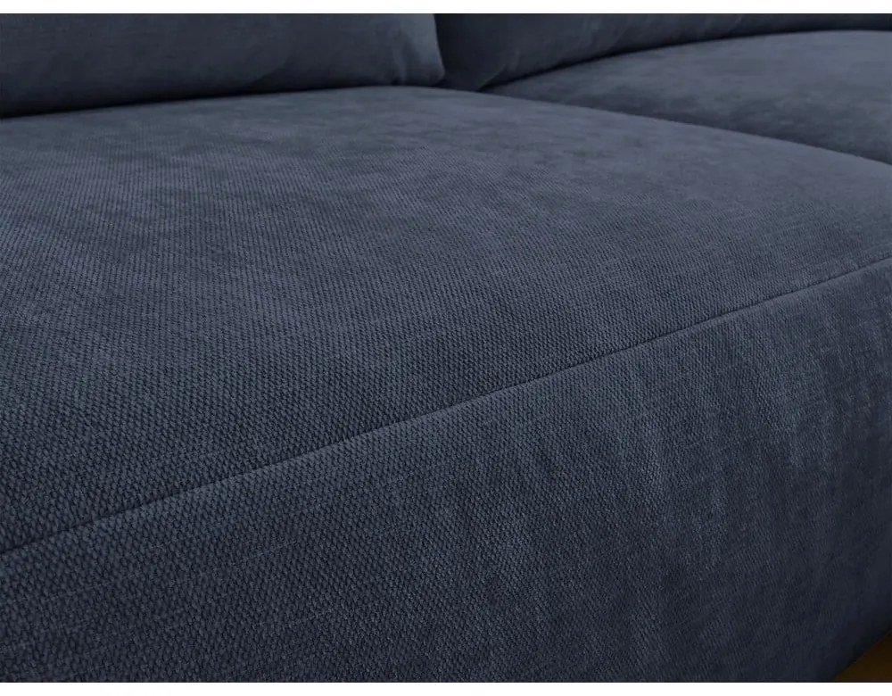 Тъмносин ъглов диван Aden – Bobochic Paris