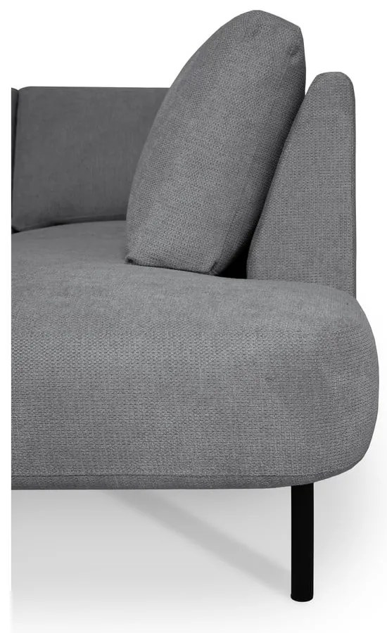 Тъмносив ъглов диван (десен ъгъл/"U" форма) Hero – Scandic