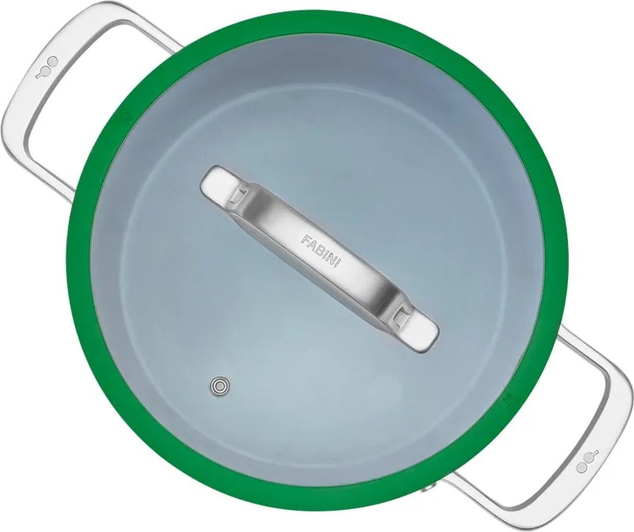 Гърне с капак/с керамично покритие подходящо за индукционен котлон 5,5 l Meda 3.0 – FABINI