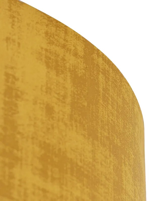 Абажур от кадифе златист 50/50/25