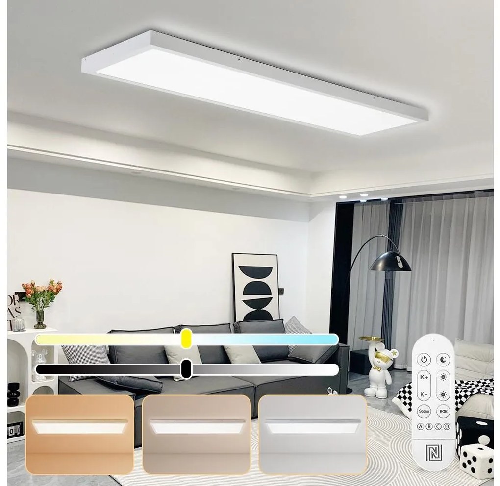 Immax NEO 07276L -LED Димируема лампа за баня FRAME 50W/230V IP44 Wi-Fi Tuya + д.у.