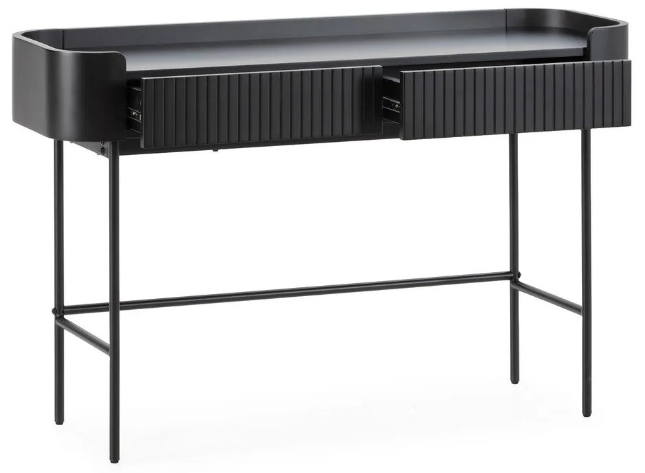 Черна конзолна маса 40x120 cm Willa – MOME