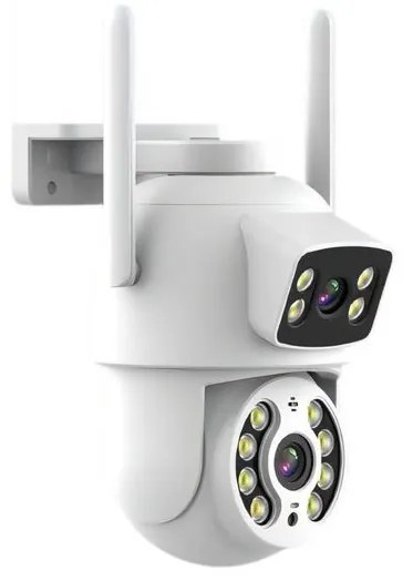 Immax NEO 07783L - Умна външна камера DOUBLE 355° P/T 2x2MP IP65 Wi-Fi Tuya