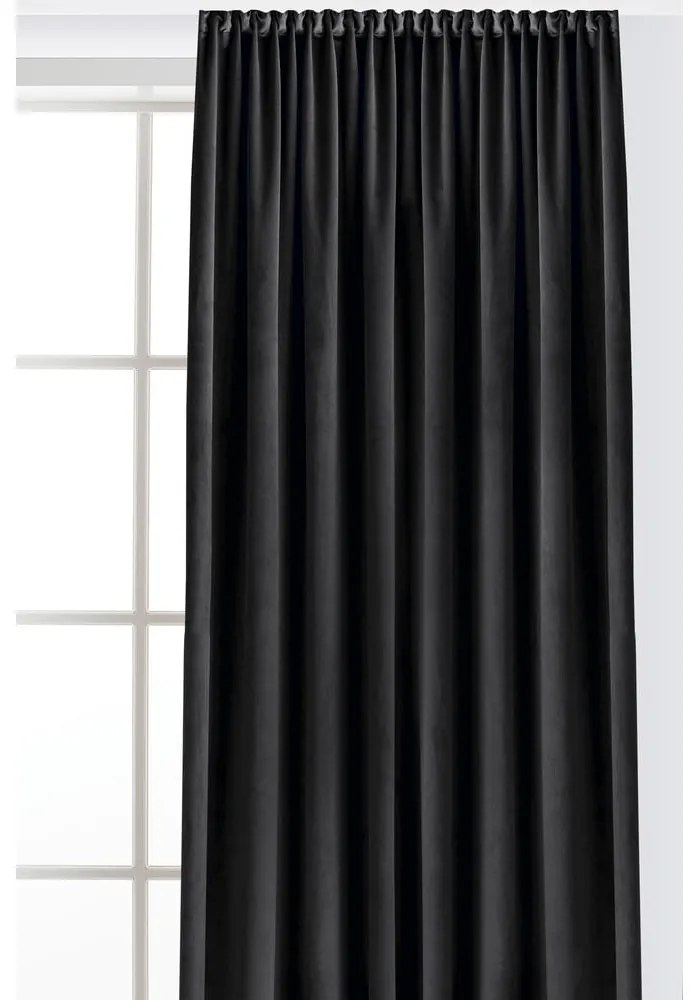 Черна затъмняваща завеса 265x175 cm Velto – Filumi