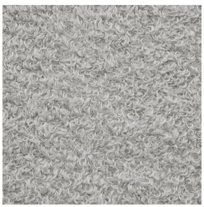 Светлосив детски пуф от букле Clip Clap 115 – SLOWDOWN