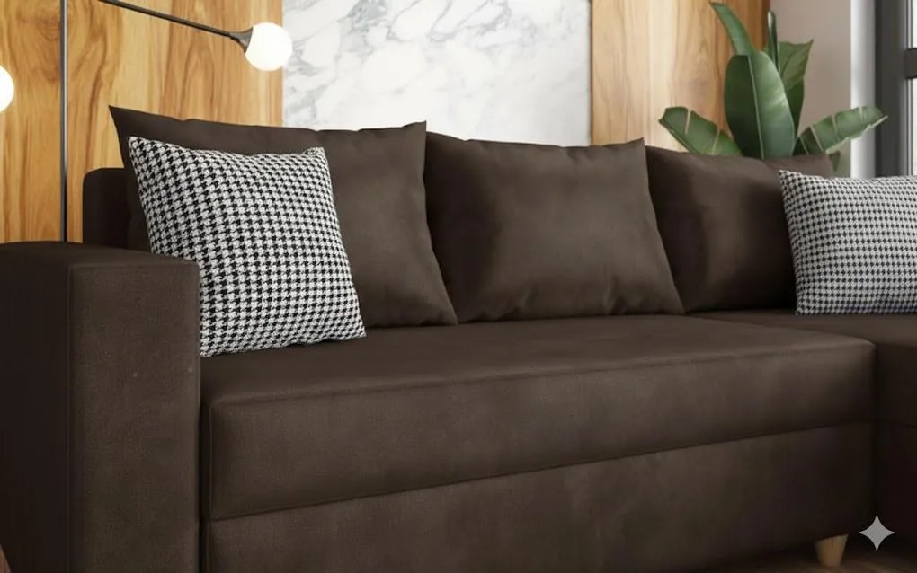 Разтегателен ъглов диван Фабиола