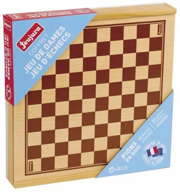 Настолна игра Jeujura Checkers and Chess Box