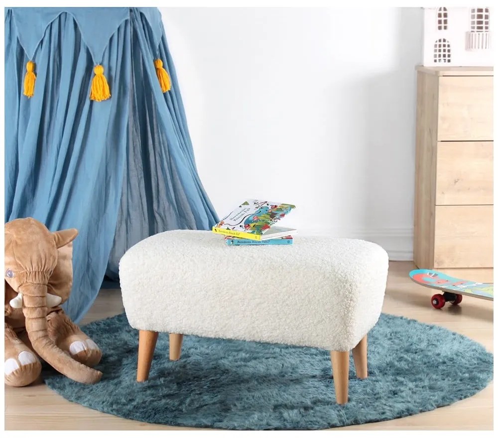 Бял детски пуф Moouv – Artie