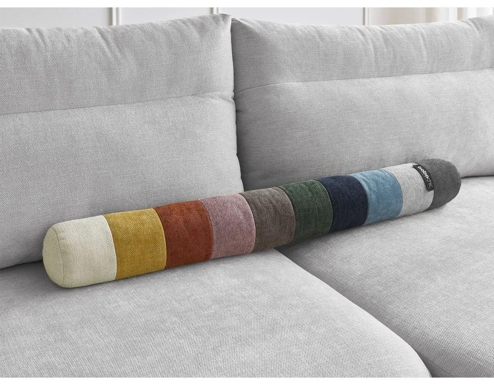 Светлосив ъглов диван Aden – Bobochic Paris