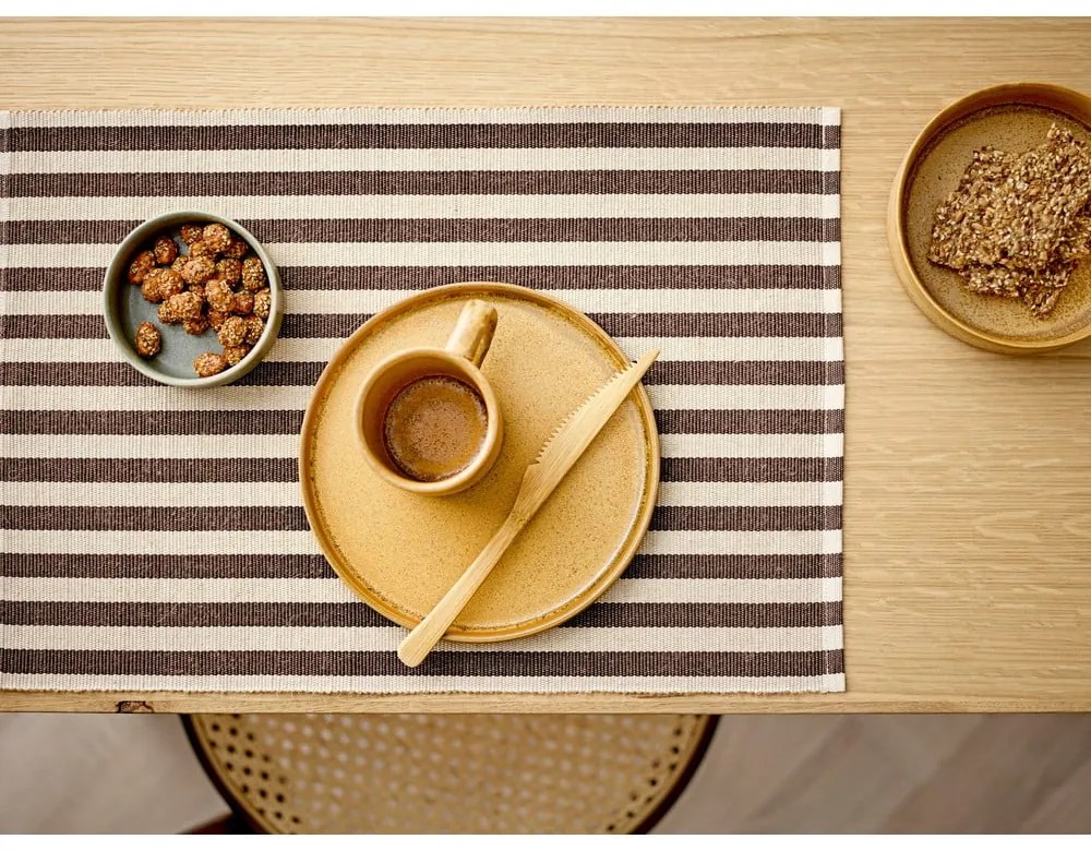 Подложки за хранене в комплект от 2 бр. със смес от юта 33x48 cm Statement Stripe – Södahl