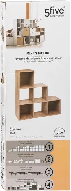 Рафт 5five Mix'n Modul Natural, Стъпаловиден