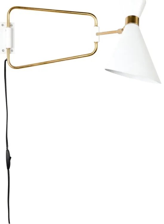 Бяла стенна лампа Shady - Zuiver