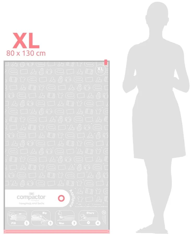 Вакуумни торбички в комплект от 2 броя Premium Valve XL – Compactor