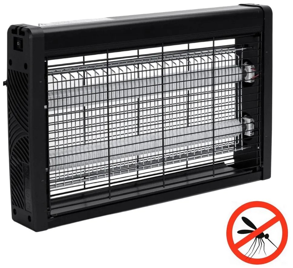 Brilagi - Електрически капан за насекоми 2xUV/10W/230V 60 m2 черен