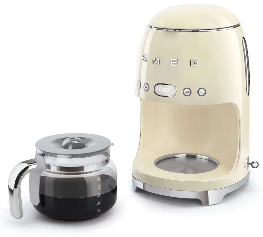 Бежова машина за филтърно кафе 50's Retro Style - SMEG