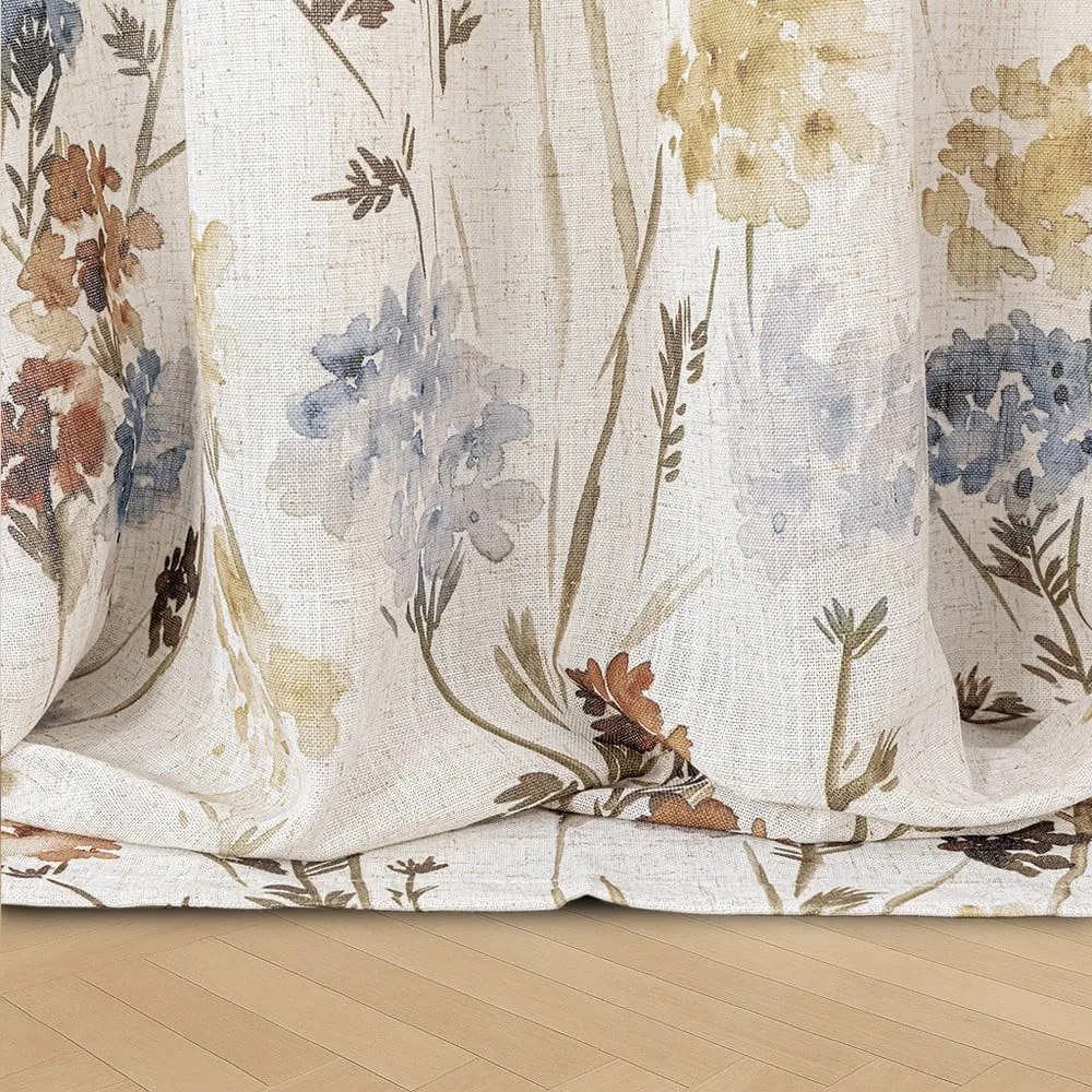 Кремаво перде 135x250 cm Flosi – Restilo