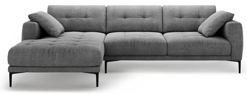 Сив ъглов диван (ляв ъгъл) Bemy – Micadoni