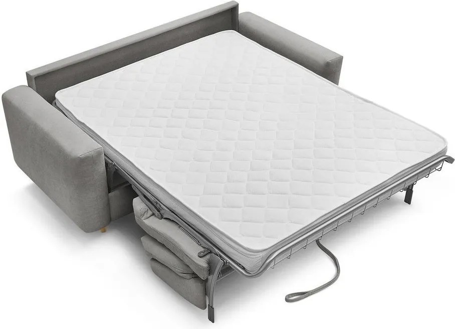 Сив диван за ежедневно спане/сгъваем 220 cm Cocoone – Bobochic Paris