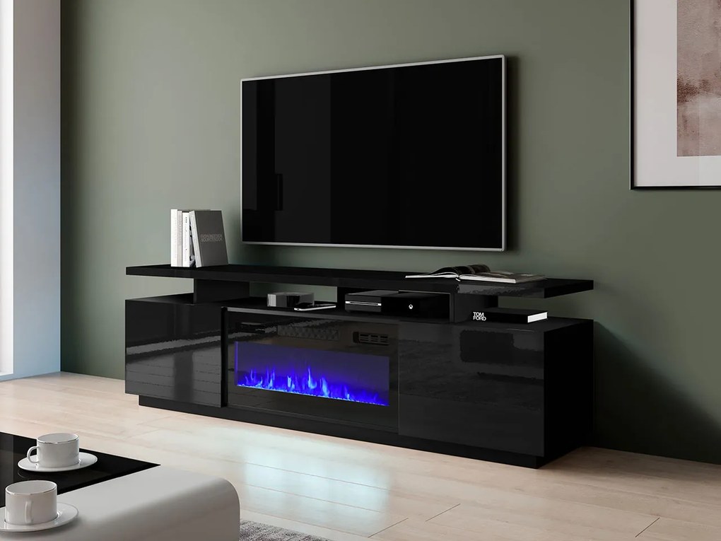 TV шкаф Eva Plus-Black