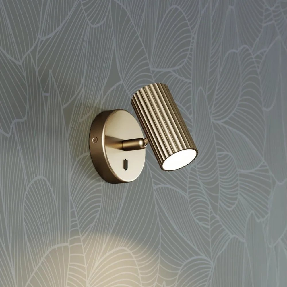 Eglo 902033 - Настенно спот осветително тяло PORTILLO 1xGU10/5W/230V златисто