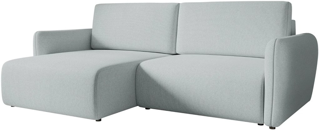 Ъглов Диван Гоя Слим-Светло Сиво